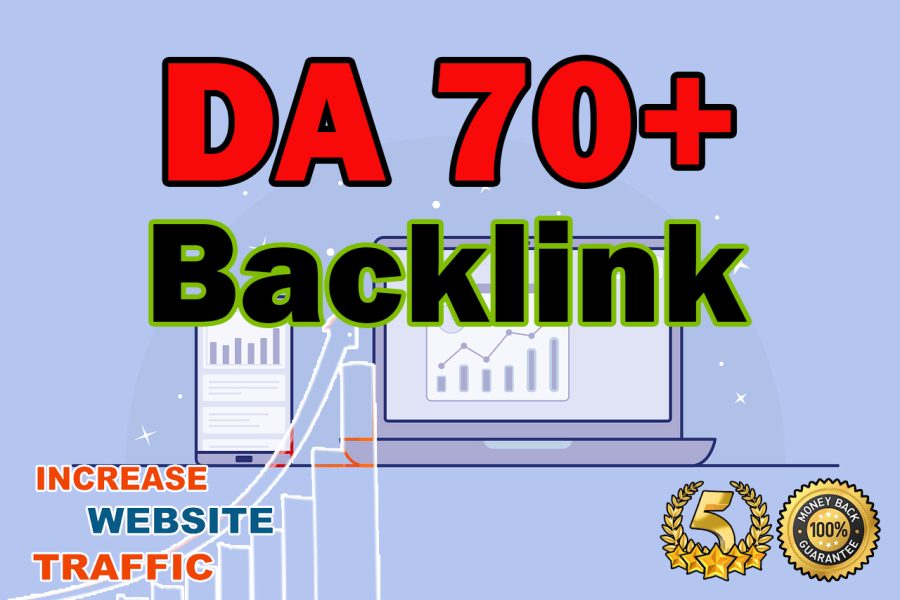 PR9 - DA (Domain Authority) 70+ (HIGH QUALITY BACKLINK SERVICE)