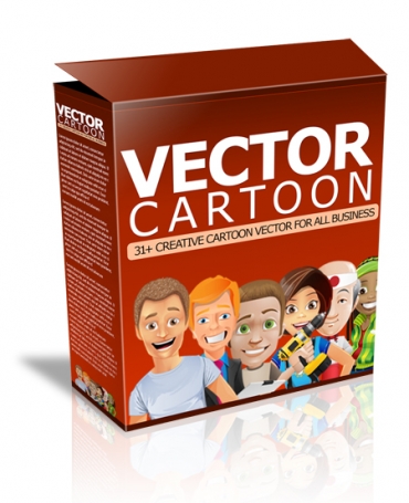 I will give 31+ Creative Cartoon Vector with PLR 