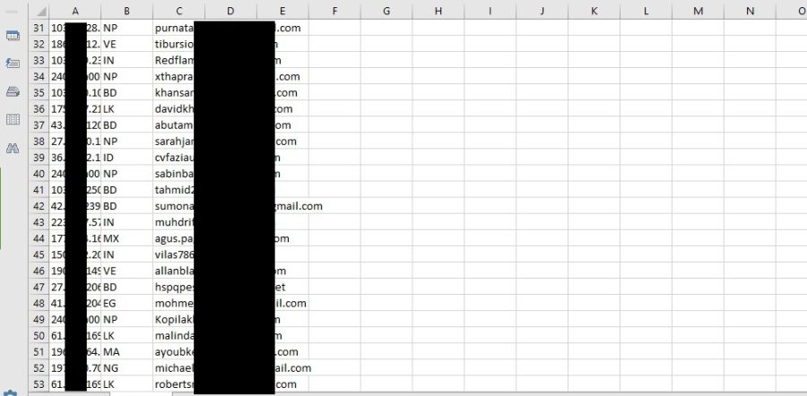 I will deliver to you excel list with 10000+ email addresses