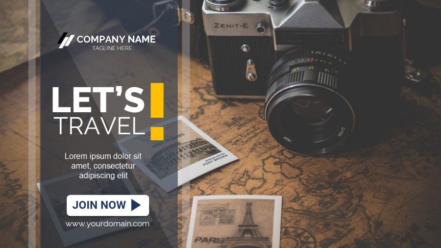 make a best banner / header for branding