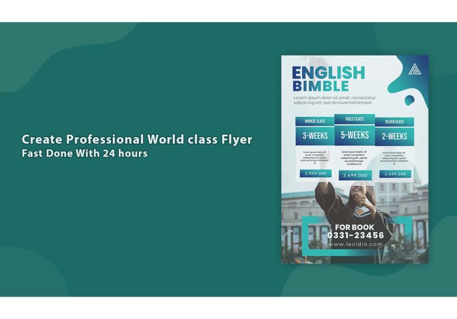 I will create professional banner flyer fast done within 24 hours