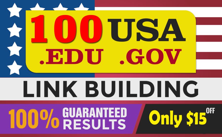 Top google ranking with 100 USA Pr9 from high quality Edu.Gov SEO Profiles Backlinks, link building