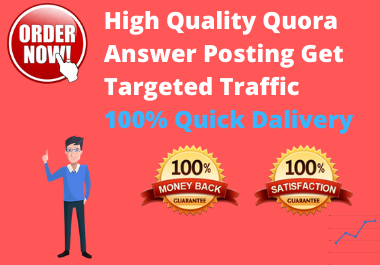  5 High quality Quora Answer for Promote your website