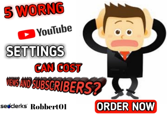 I will review and correct all wrong settings in 24 hours