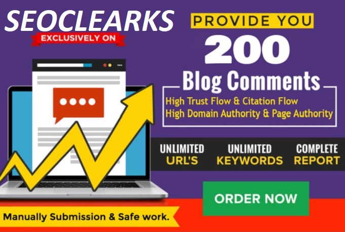 Do 200 High DA PA Blog Comment, Link Building