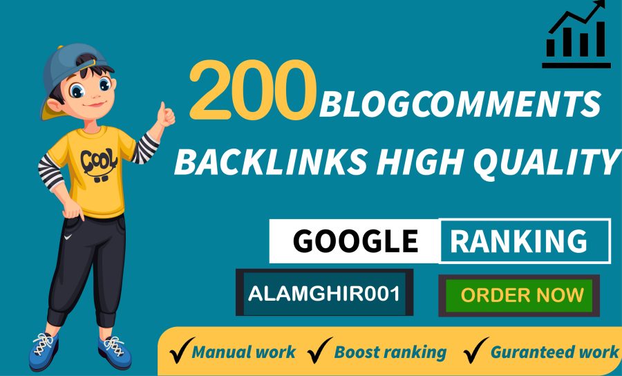 i will do 200 dofollow comment and 50 nofollow special backlinks