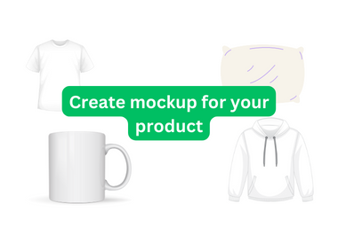 Create mockup images for your products