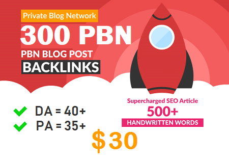 Powerful DA 40+ PA 35+ WEB 2.0 300 PBN in 300 unique blog site