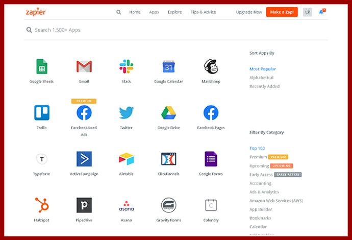 I will set up Zapier zaps to automate your workflow