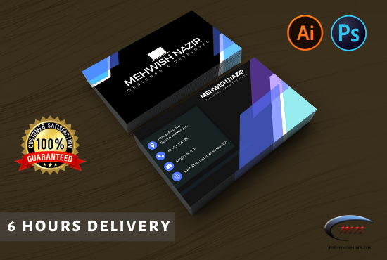 I will design professional, modern and unique business card for you