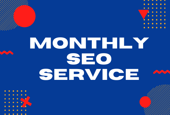 I will provide monthly SEO service, on and off page optimization for google top ranking