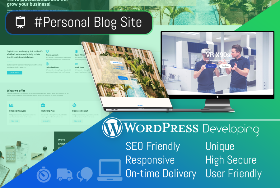 I Will Build Any Wordpress Website, Blog, Landing Page etc.
