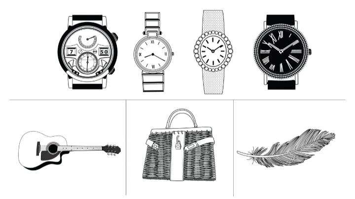 I will do line art illustration or black and white drawings