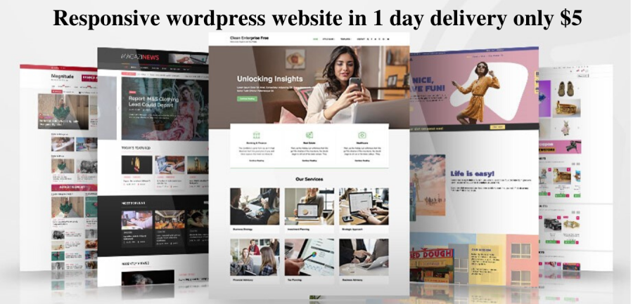 i will design e-commerce website for you