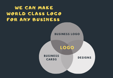 We can make world class and professional "LOGO" for any business in high resolution