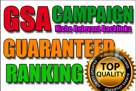 I will Create 1 Million Verified Niche relevant GSA Backlinks for unlimited URLs and Keywords