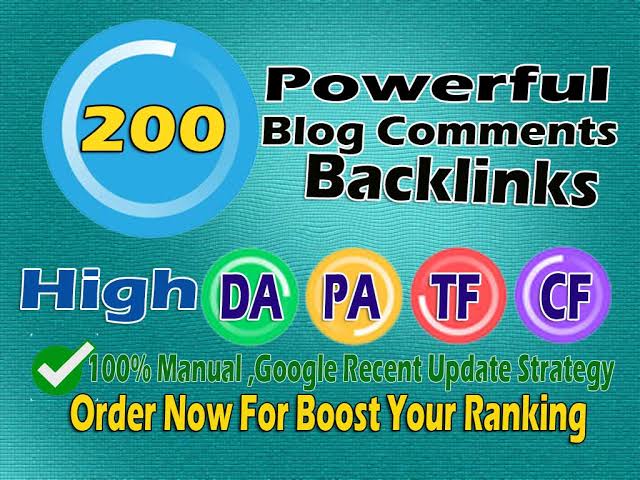 Blog comments 200 high quality 