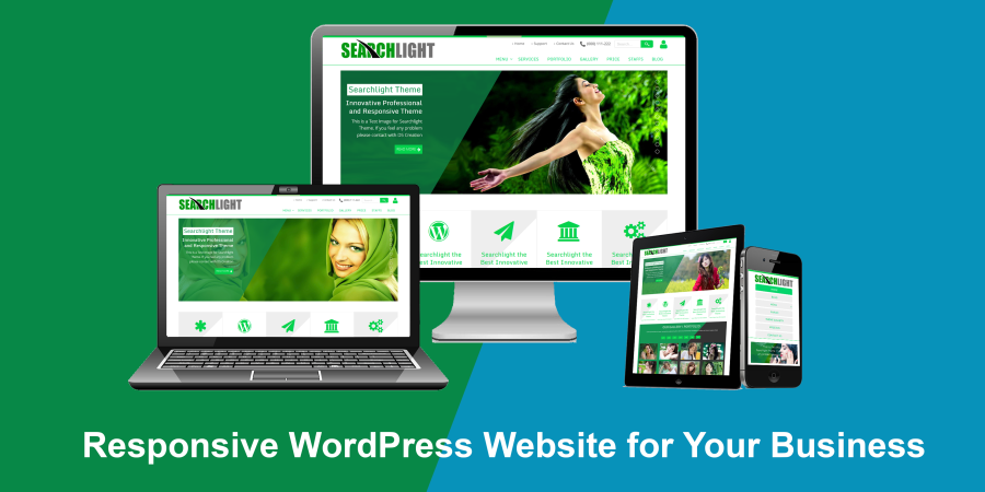 I will create a gorgeous, responsive wordpress site for your business
