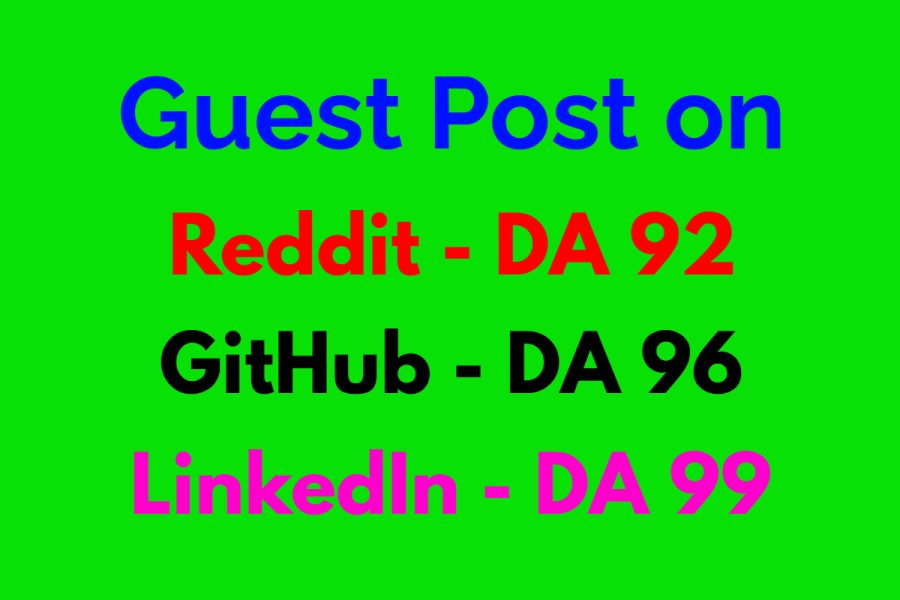 Buy Reddit, GitHub & LinkedIn SEO guest posts to get high DA backlinks - Wikipedia alternative SEO