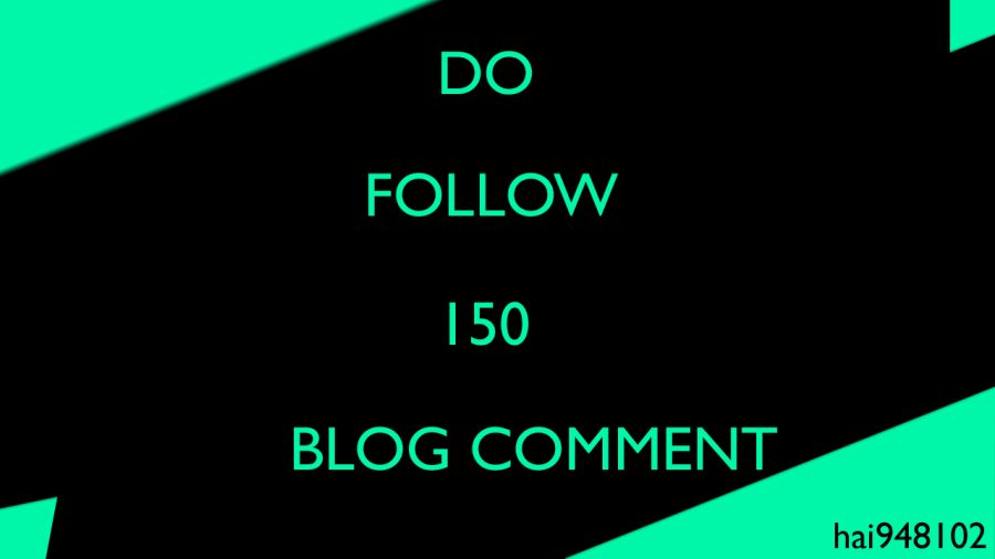 I will provide 150 Do follow block comment 