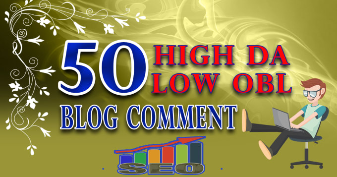 I will create 50 Dofollow Blog Comment Backlinks Low OBL