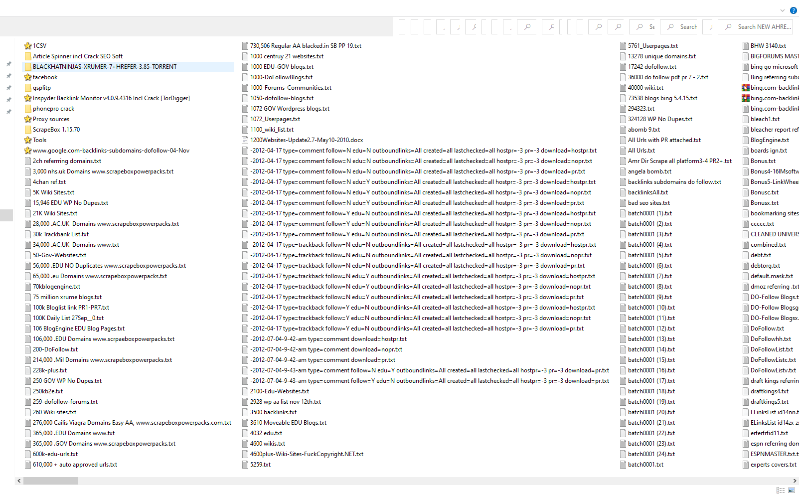 5GB of Dofollow backlinks of Google's own Backlinks. over a billion links !