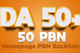 I will build 50 permanent homepage PBN backlinks with high DA