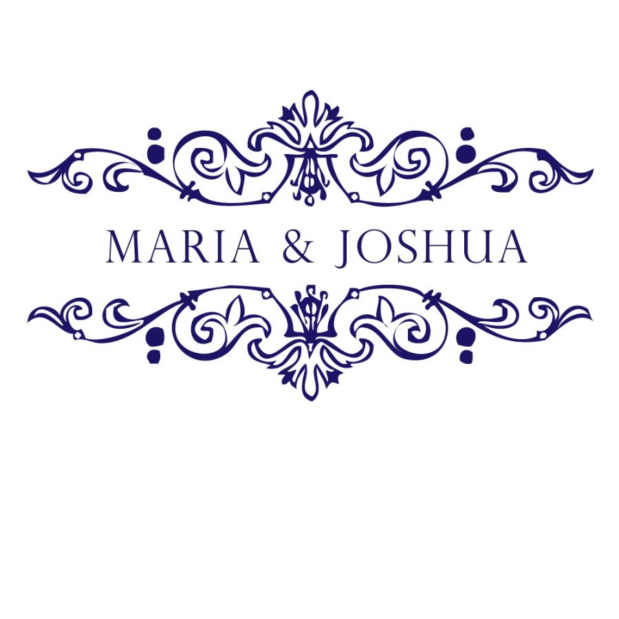 Design luxury wedding monograms