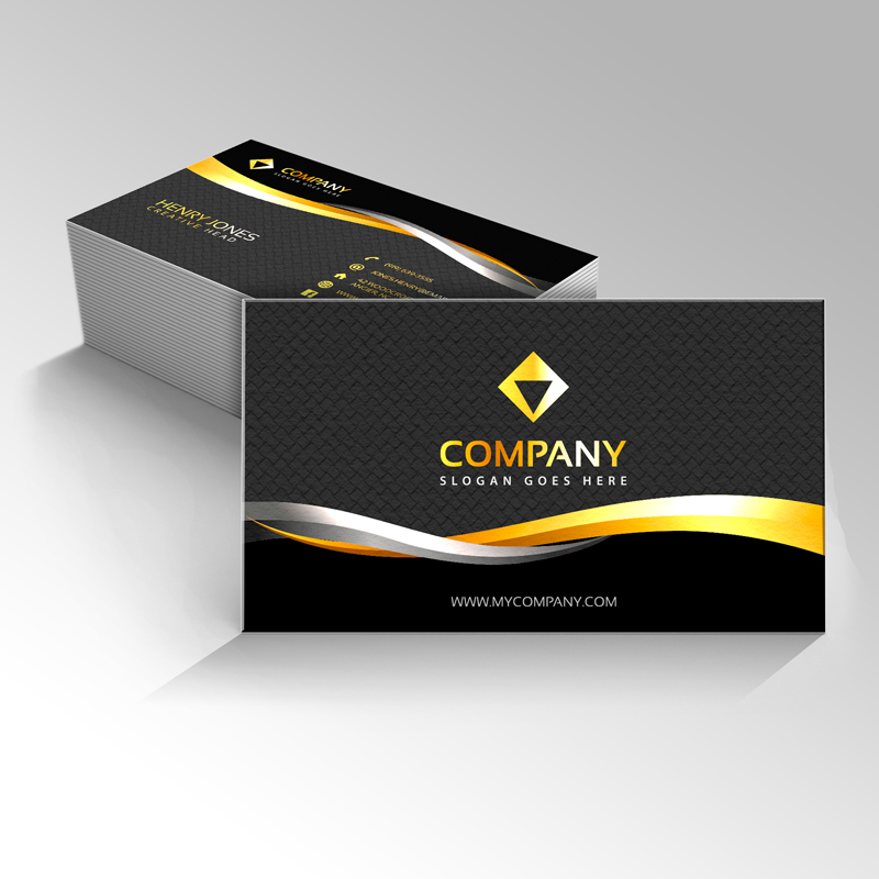 Pro business card design for a reasonable price in 2 days