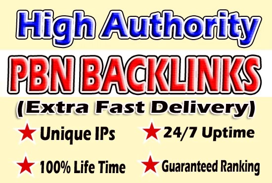 Give You 10 Powerful DA30+ PBN BackLinks 
