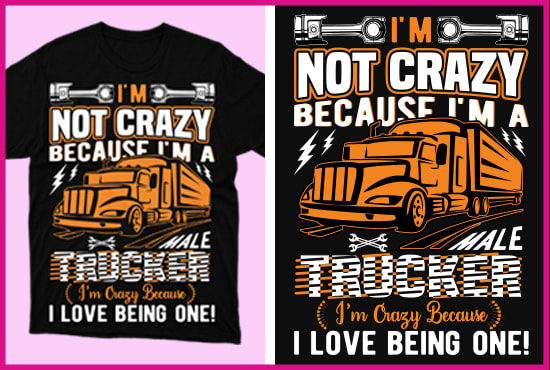 Create Professional and Creative T-shirt Design Within 24 Hours
