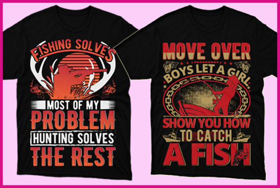 Create Professional and Creative T-shirt Design Within 24 Hours