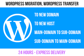 I will migrate wordpress website in 24hours