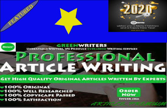 Do 2000 words SEO article writing, blog writing, content writing