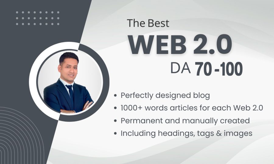 I will build high da web 2 0 dofollow manual backlinks