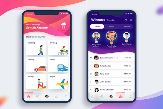 I will provide creative ux ui design for mobile app
