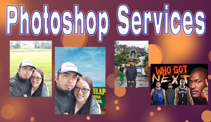 I'll do photo, graphics or PDF document editing for you through photoshop