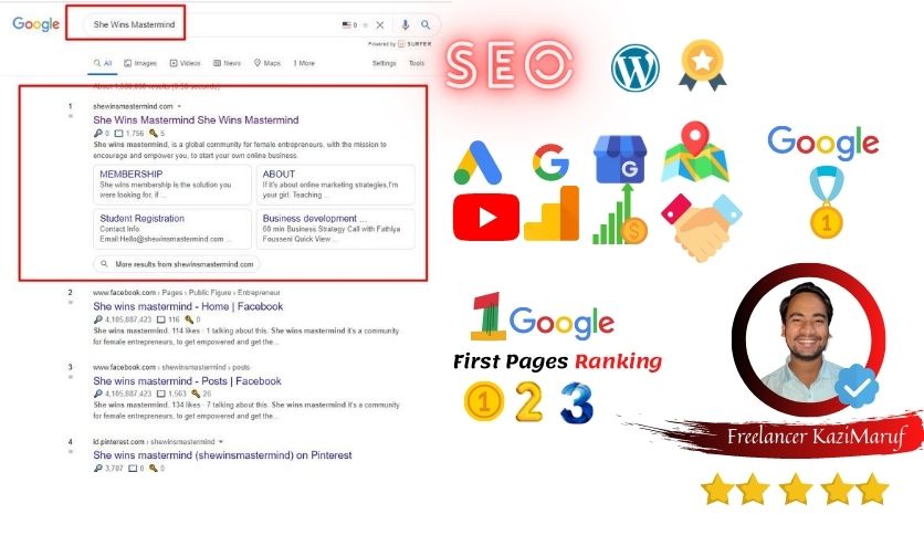 I will do on page SEO off page and technical optimization of wordpress site