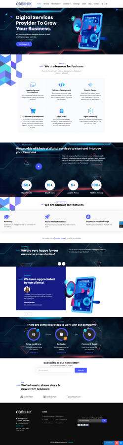 I will create WordPress Website and landing page design with elementor