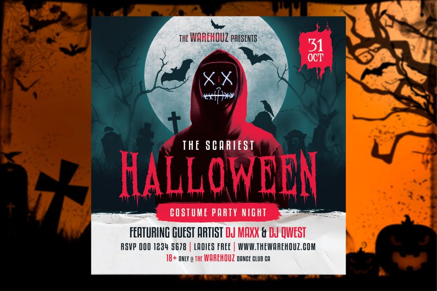 Do fascinating Halloween flyers and posters