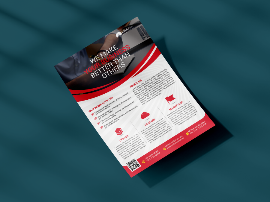 Design Professional business and event flyer for you