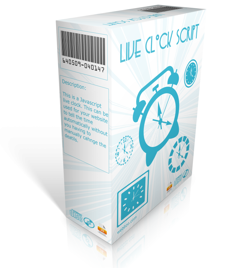 Automatically Live-Clock-Java OR Html Script For your site 