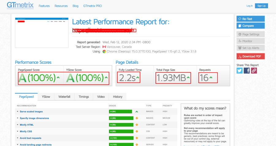 Wordpress Speed optimisation 90+ both on Google and GTMetrix