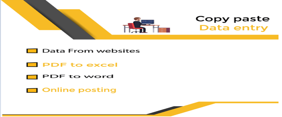 I will do fastest data entry, copypaste and data collection 