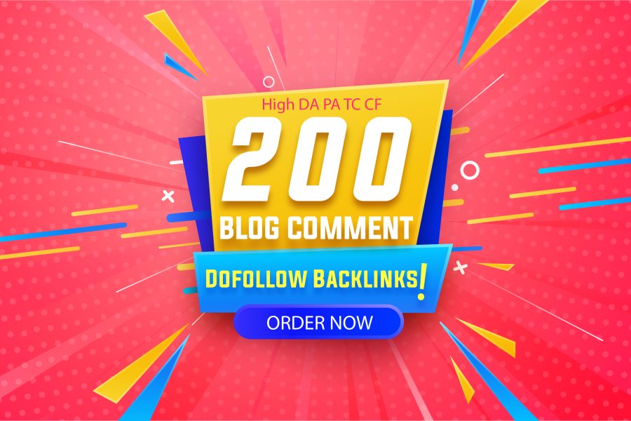 I Will do Manual Dofollow 200 blog comments SEO backlinks on high da pa