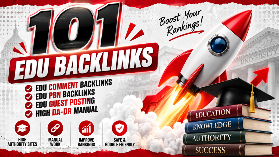 PREMIUM SEO BOOSTER- 3 in 1 Solution EDU High Authority Backlinks Stronger Google Rankings