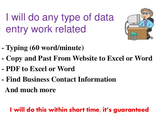 I will do fast data entry, email extraction, data mining, web research