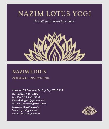  Business card outstanding design