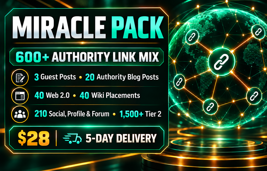 AUTHORITY 350+ ULTRA HIGH FOUNDATIONS Backlinks, All in one SEO Package
