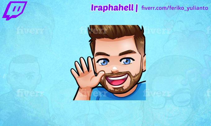 I will create custom twitch emotes